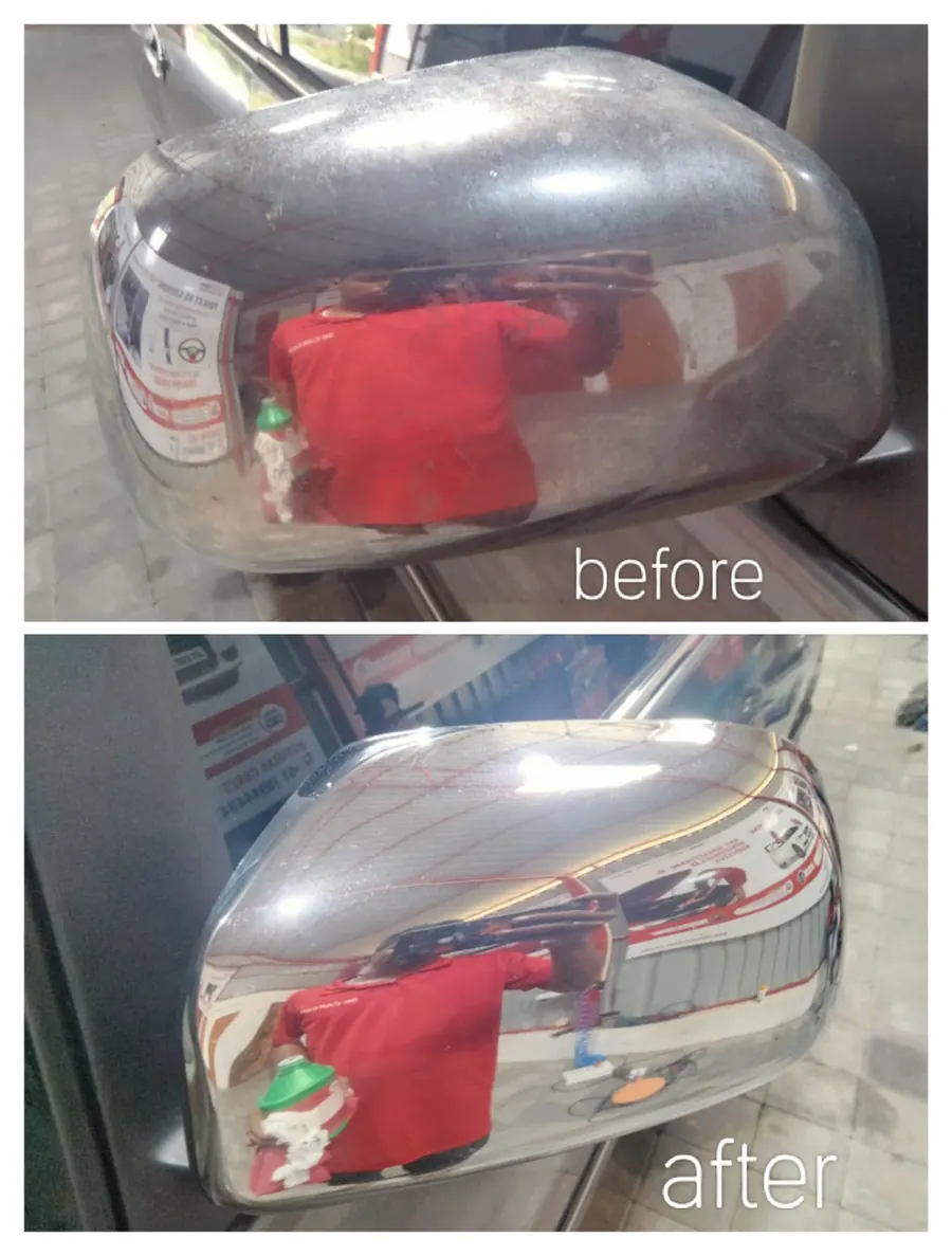 Chrome Polish at Mayuran Carzs